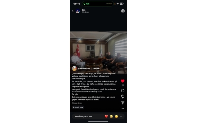 Çamlıkaya ve Çamlıhemşin Yol Çalışması İhalesi Yapılmış Olmasının Bölgemize Hayırlı Olsun.